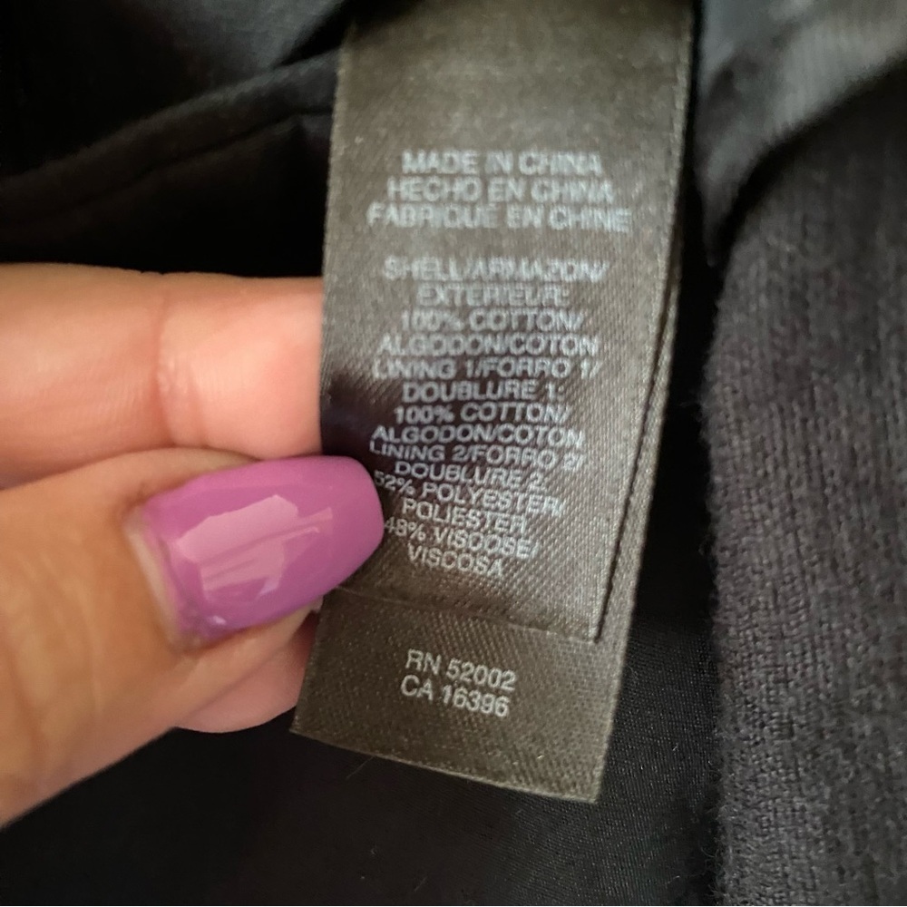 NWOT Claiborne Mens Corduroy Black Sports Coat Blazer Jacket SZ 42R - Picture 16 of 16